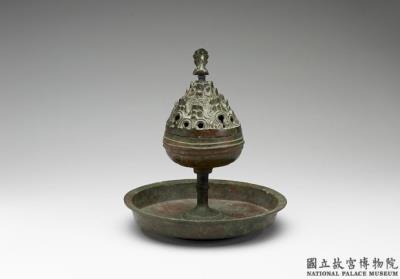 图片[2]-Incense burner in boshan mountain shape, Han dynasty (206 BCE-220 CE)-China Archive